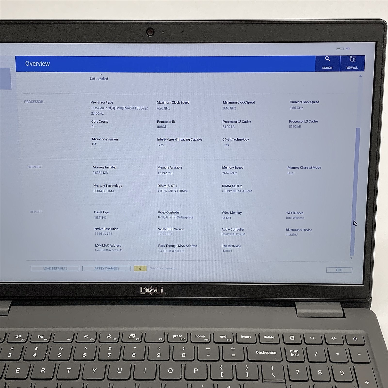 Dell Latitude, 15.6-Inch Laptop, with Intel Core i5 11th Generation, Windows 11 Home