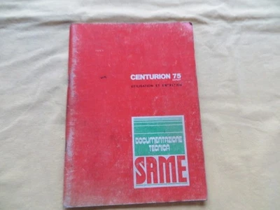 Tracteur SAME Centurion 75 export - manuel utilisation et entretien - 1981 - Photo 1/4