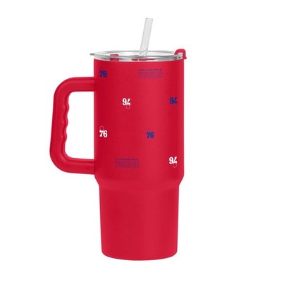Philadelphia 76ers 24oz. Step and Repeat Powder Coat Tumbler