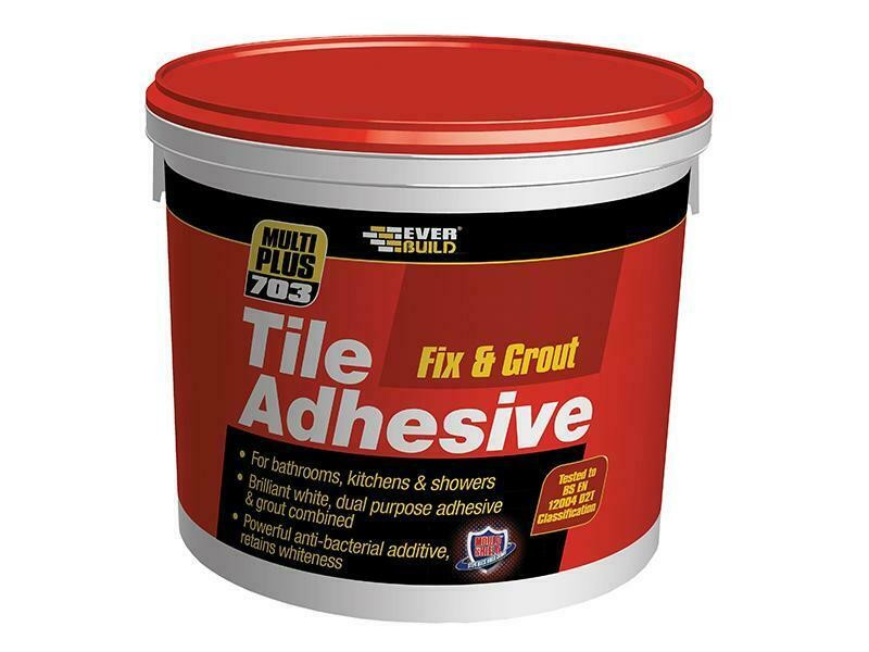 Everbuild 703 Fix & Grout Tile Adhesive 1.5Kg EVBFIX01