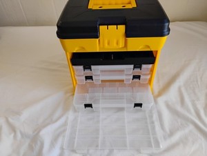 1/32 Scale Slot Car Pit Box w/ One 3D Printed 3 Car Drawer + Storage Boxes NEW!