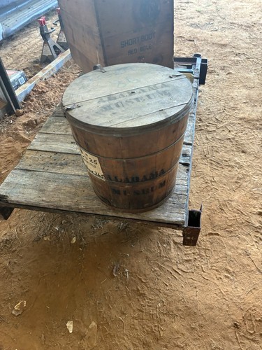 VTG Rare Alabama Museum Archeology Burial Basket