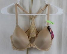 Maidenform Womens Racerback Bra Shaping Support One Fab Fit Beige Size 34B