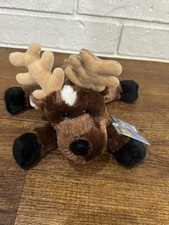 NEW GANZ Webkinz Brown Reindeer Plush HM137 with Sealed Code Christmas Elk Moose