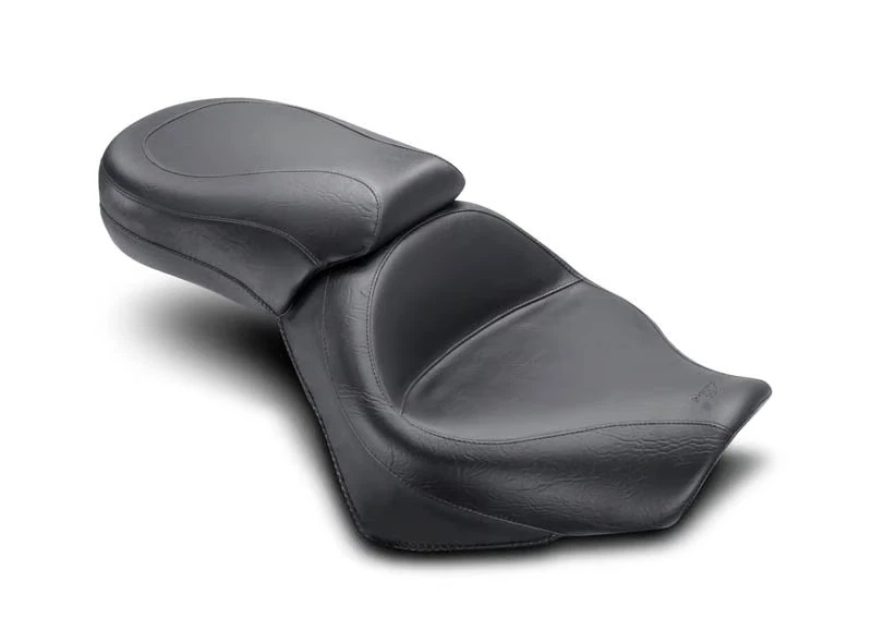 Asiento de dos piezas Mustang Wide Touring - Bicicleta de calle vintage para motocicleta 76521 Foto 2 de 4