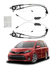 Sliding Door Cable Set, Compatible with 2011-2020 Toyota Sienna, Rear Left Dr...
