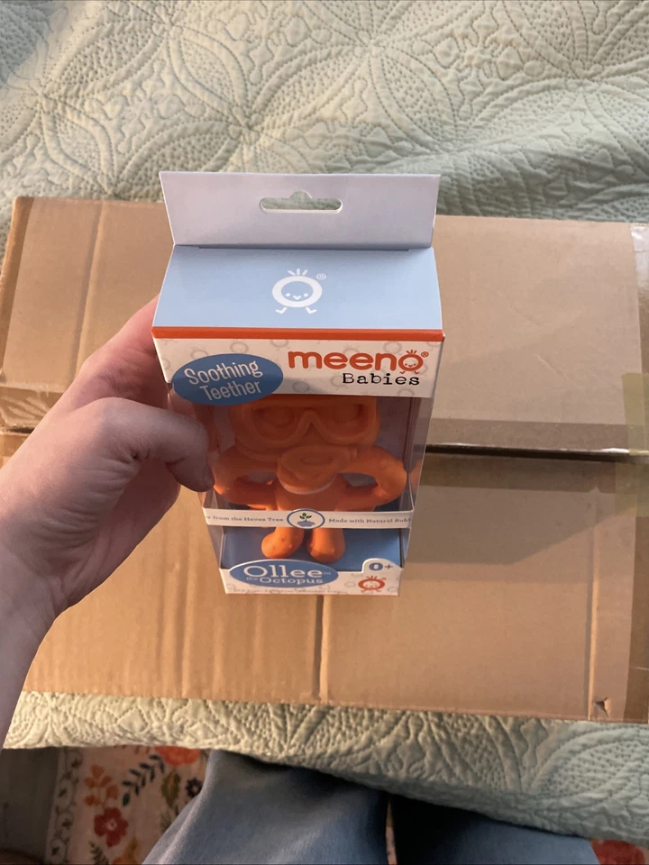 Mordedor calmante Meeno Babies Ollie The Octopus nuevo en caja Foto 3 de 3