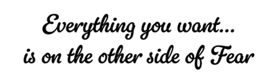 #ad #ad Everything You Want Is On The Other Side Of Fear Vinyl Decal Sticker Car Window $12.75