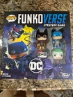 FUNKOVERSE POP! STRATEGY GAME 100 - DC BATMAN BATGIRL THE JOKER HARLEY QUINN
