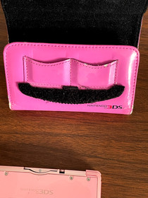 Nintendo 3DS Rose Pink Handheld System Hello Kitty Case 6 Games No Charger