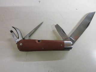 (Wenger Elsener) 2 Etoiles 1908 Old Cross Swiss Army Knife Sackmesser Couteau