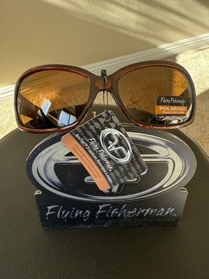 Flying Fisherman Polarized Sunglasses Dominica Women s Tobacco Amber Sport