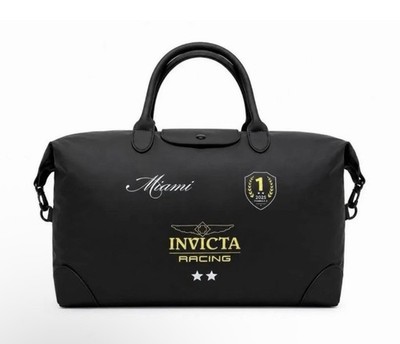 Invicta Racing Miami Limited Edition Travel Duffle Bag - Black (IG0350)