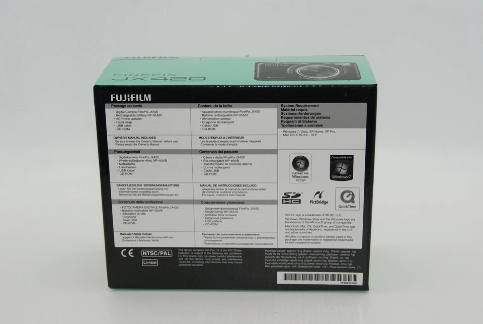 Fujifilm Digital Camera FinePix JX420 16.0MP SD Card Black Tested VGC Boxed - Image 3 of 4