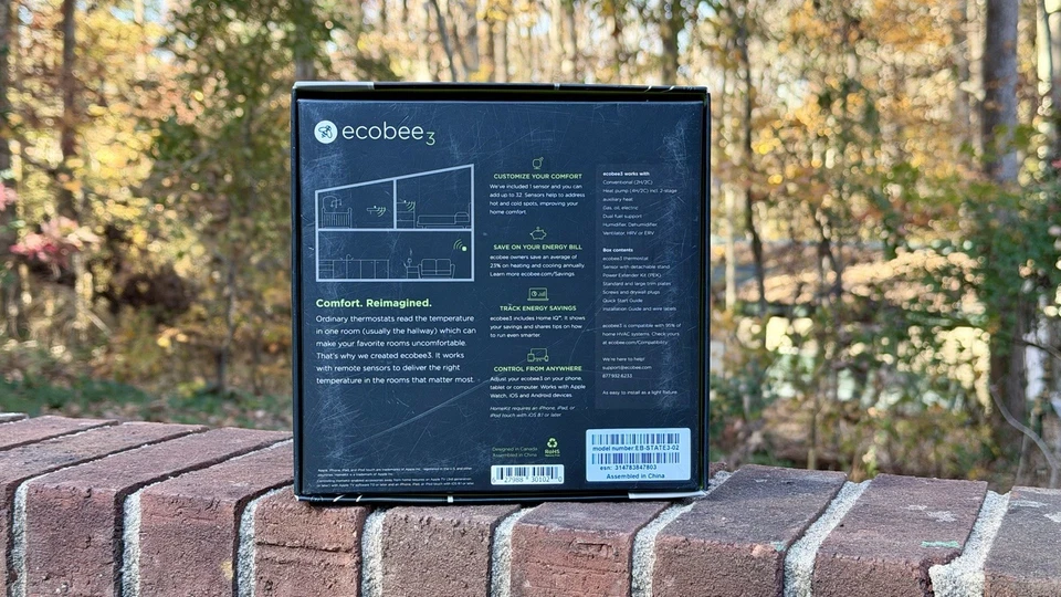 Ecobee EB-STATE3LTP-02 Smart Thermostat - Black - Image 2 of 4