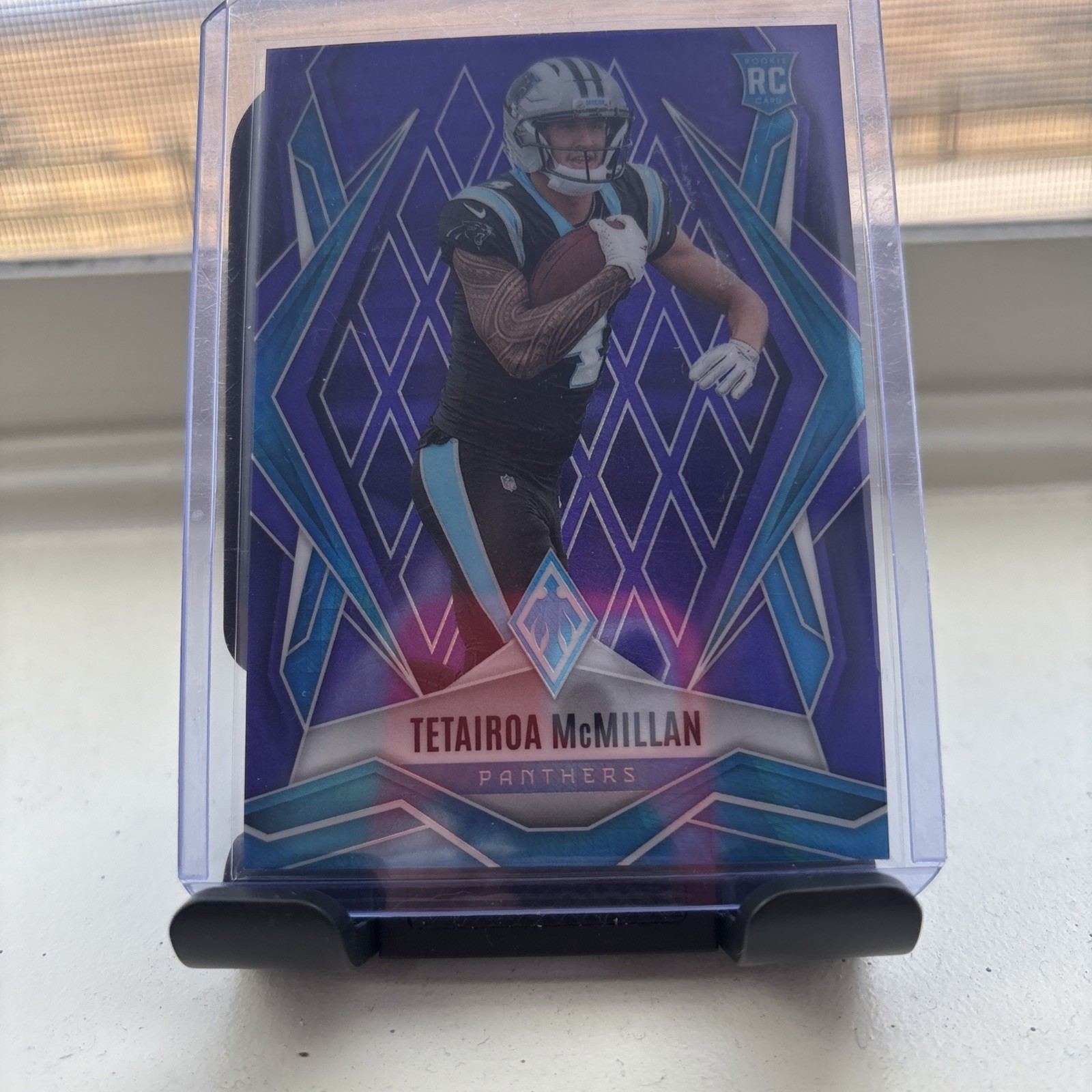 2025 Panini Phoenix - Rookies Tetairoa McMillan #155 Purple Hyper /249 (RC)