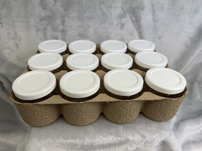 12 NEW Ultimate Probiotic Yogurt Maker Jars 180 ml 6 Ounces Snap-on Lids
