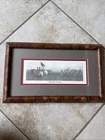 John Warr Signed Print "Whitetails Watching" Civil War Art - Framed