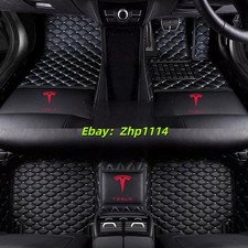 Car Floor Mats Fit for Tesla All Models Custom Waterproof All Weather Carpet RHD