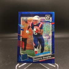 Demario Douglas 2023 Donruss Optic Blue Glitter 300 New England Patriots Rookie