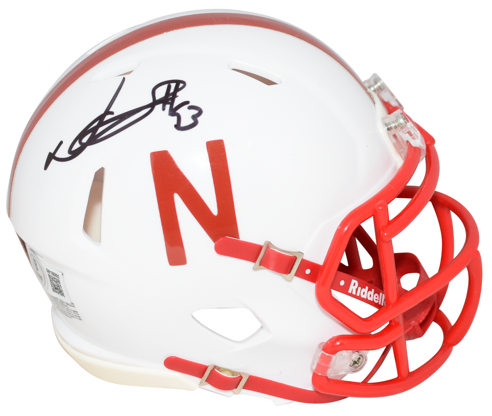 Ndamukong Suh Autographed Signed Nebraska Cornhuskers SPEED MINI HELMET BECKETT 