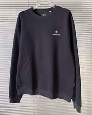 Snow Peak Embroidery Round Neck Sweatshirt Men Women