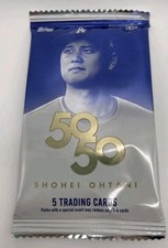 2024 Topps 50/50 Shohei Ohtani. 1- Single Factory Sealed Pack