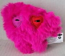 Fuggler Keyring 3.5" Baby Pink Heart Eyes Plush Clip-on Keychain Series 5