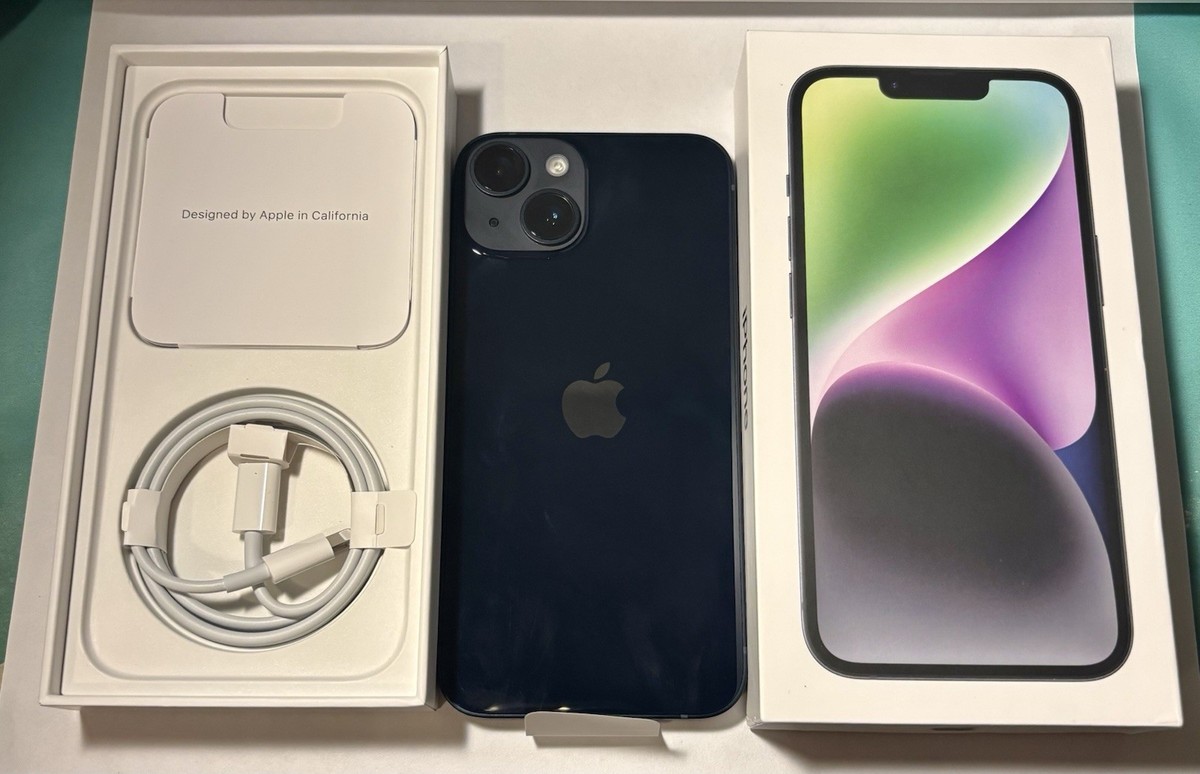 Apple iPhone 14 - 128 GB - Midnight (T-Mobile) for sale