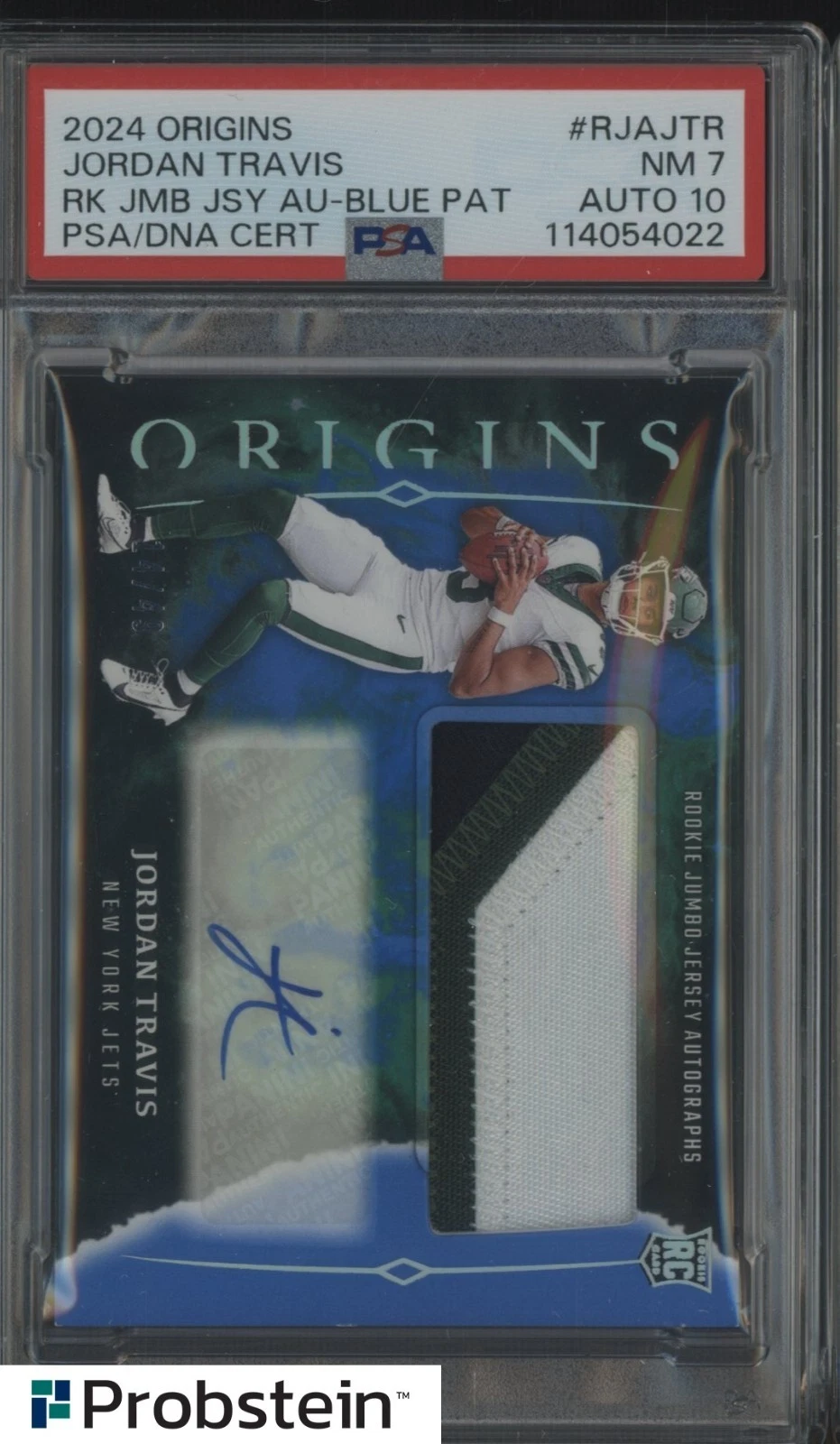 Jordan Travis Panini Origins Rookie Jumbo Jersey Autographs #RJAJTR Base