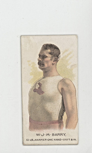 1888 N29 Allen & Ginter #2 W. J. M. Barry — Raw