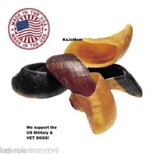 10 Redbarn Natural Cow HOOVES Dog Treats Hard Chews FRESH USA Dental Bully