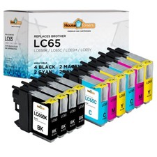 LC65 LC-65 for Brother Ink Cartridges for MFC-6890DW MFC-5895CW Lot