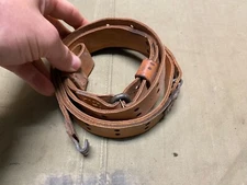 ORIGINAL WWII US ARMY M1 GARAND RIFLE M1907 LEATHER CARRY SLING