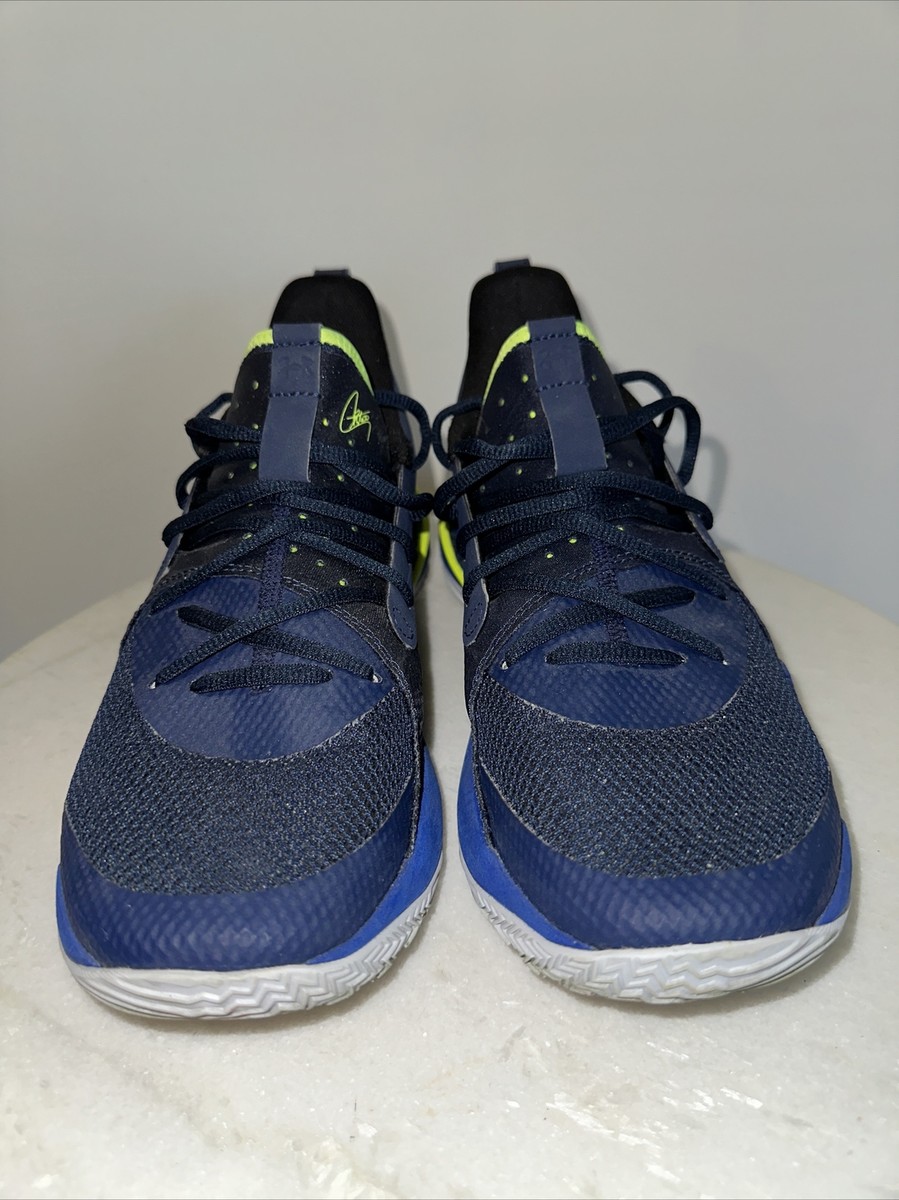 Size 9 - Under Armour Curry 7 Team Black White for sale