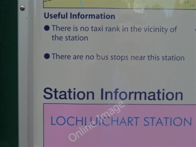 Foto 6x4 Nützliche Informationen Lochluichart Die Hilfstafel bei [[1421413] um 2009