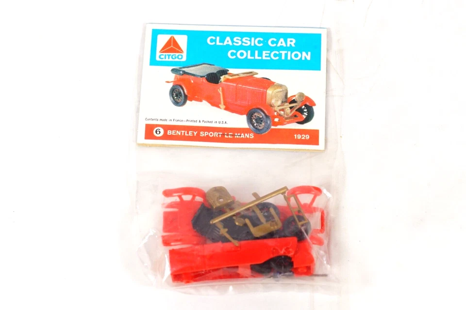 Mini modelo #6 vintage CITGO Classic Car Collection 1929 Bentley Sport Le Mans Foto 2 de 4