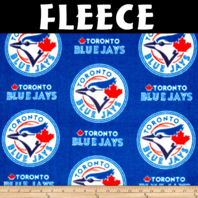 MLB Toronto Blue Jays 6677-B Fleece Fabric by the Yard