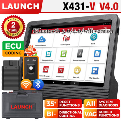 Launch X431 V pros elite Auto Bidirectional Coding Automotive Diagnostic Scanner