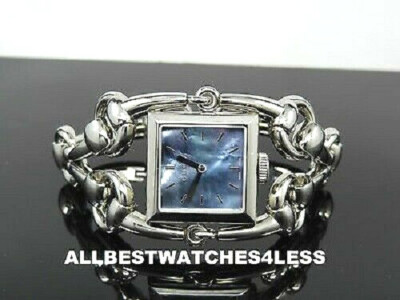 GUCCI SIGNORIA  STAINLESS STEEL BLUE MOTHER OF PEARL WATCH Gucci | Accessories | Gucci Signoria Stainless Steel Blue  main image 3