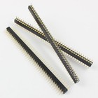 2Pcs Gold Plated 1.778mm Pitch 1x40 Pin 40 Pin Male Single Round Header Strip