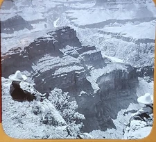 From Rowe's Point, Grand Canyon, Arizona, c1910's Magic Lantern Glass Slide