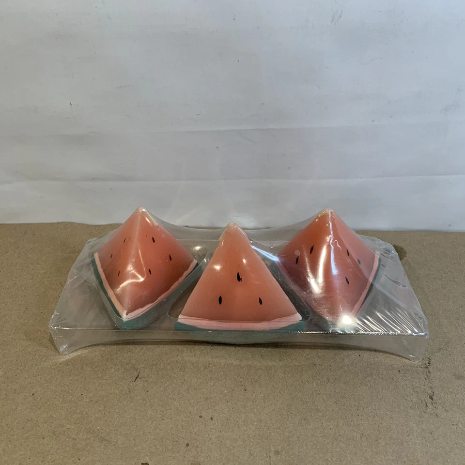 Watermelon wedges Citronella Candles Patio Companion - Image 3 of 4