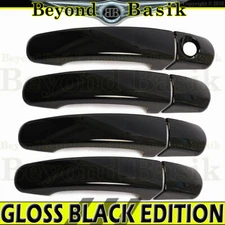 2012-2018 FORD FOCUS 2013-2019 ESCAPE GLOSS BLACK Door Handle COVERS No Smart KH