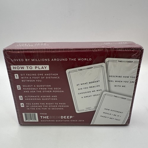 The { } And - Amusing Edition The Skin Deep NEU SEALED Red Box Kartenspiel - Bild 2 von 2