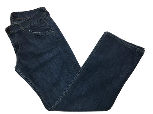 Jeans Hudson donna blu taglio stivaletto vita media 5 tasche classiche lavaggio scuro tg 31 - Foto 6 di 7