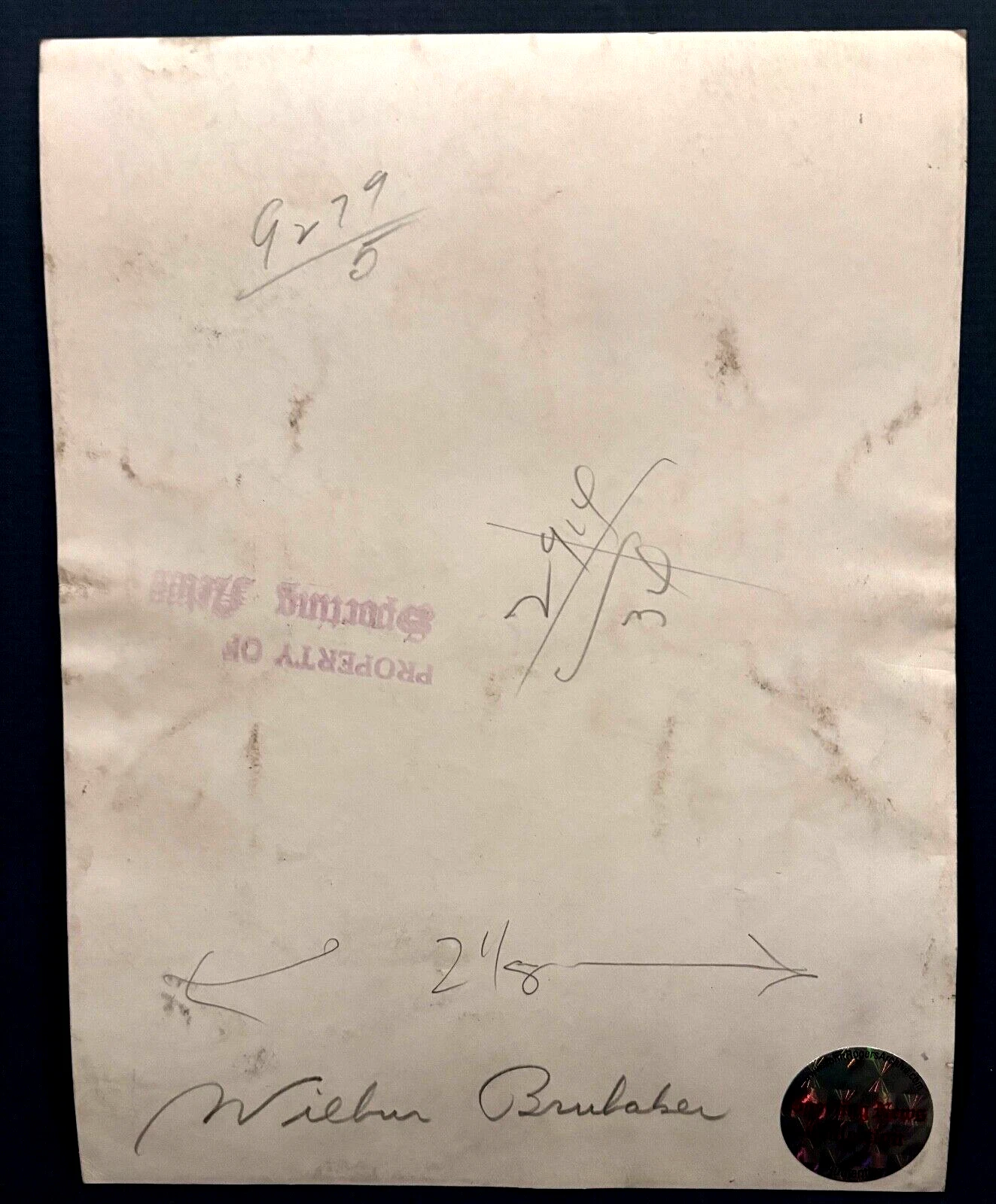 1930年代 Bill Brubaker Pittsburgh Pirates Type 1 スポーツニュース 写真 6.5x8.5 - 画像2/2