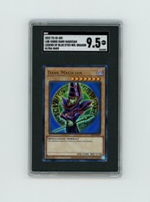 RARO YU-GI-OH! LOB DARK MAGICIAN HOLO LEGEND OF BLUE EYES ULTRA SGC 9,5 CLASSIFICATO! 