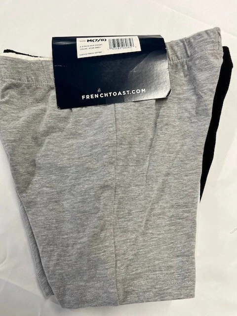 PACK DE 3 PANTALONES CORTOS KICK TOAST FRANCESES NIÑAS (NEGRO/GRIS/BLANCO M7/8) NUEVO CON ETIQUETAS Foto 2 de 2