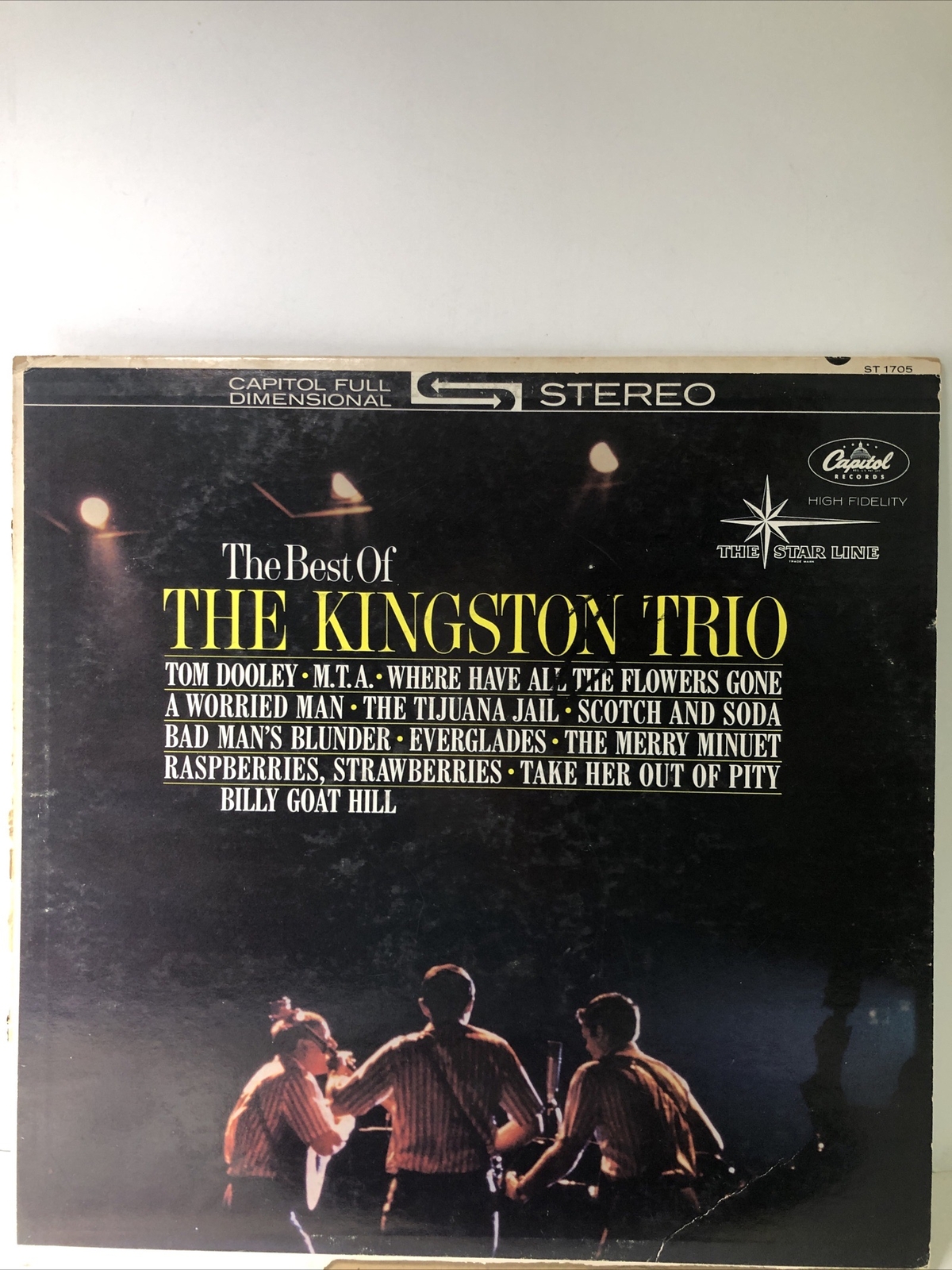 The Best Of The Kingston Trio-capitol Records-ST-1705 Stereo VG